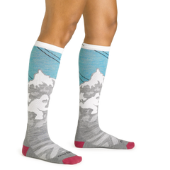 Women's Yeti Over-the-Calf Midweight Ski & Snowboard Socks