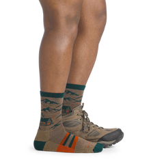 Men's Hike Hike Hut Micro Crew Midweight Hiking Socks