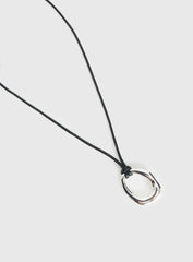 Star Quality Pendant Necklace Black / Silver