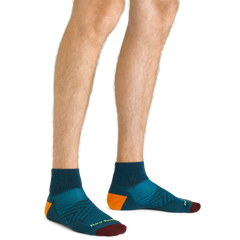 Men's Run Quarter Cushioned Ultra-Lightweight Running Socks