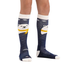 Kids Polar Bear Over-the-Calf Midweight Ski & Snowboard Socks