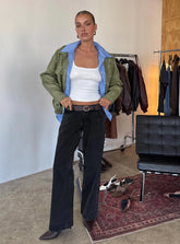 Ellanor Low Rise Straight Leg Jean Washed Black