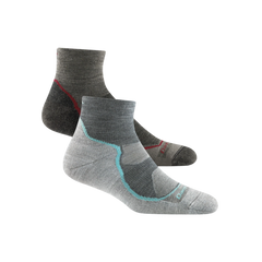 Men's and Women's Hiker 1/4 Sock 2-Pack