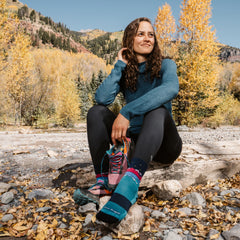 Women's Mirror Lake Micro Crew Midweight Hiking Socks