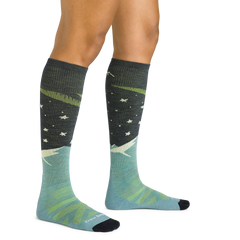 Women's Aurora Over-the-Calf Lightweight Ski & Snowboard Socks