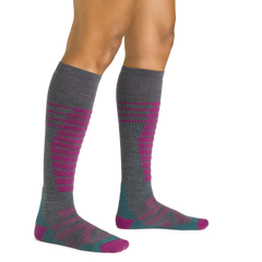 Women's Edge Over-the-Calf Midweight Ski & Snowboard Sock-Last Chance