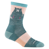 Women's Bear Town Micro Crew Lightweight Hiking Socks