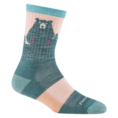 Women's Bear Town Micro Crew Lightweight Hiking Socks
