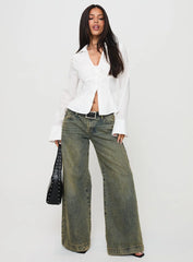 Elowenn Long Sleeve Top White