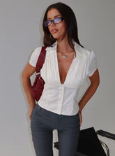 Ovelia Short Sleeve Shirt White