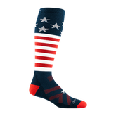Men's Captain Stripe Over-the-Calf Midweight Ski & Snowboard Socks