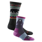 Men's and Women's Bear 2-Pack Hiking Socks