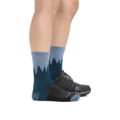 Women's Treeline Micro Crew Midweight Hiking Socks