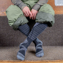 Men's Edge Over-the-Calf Midweight Ski & Snowboard Sock-Last Chance