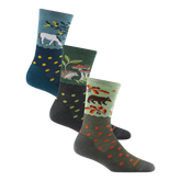 Women's Wildlife Lightweight Lifestyle Crew 3-Pack