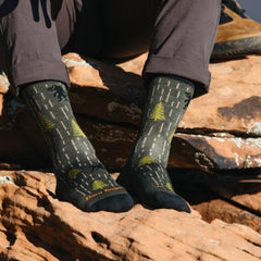 Men's Yarn Goblin Micro Crew Lightweight Hiking Sock-Last Chance