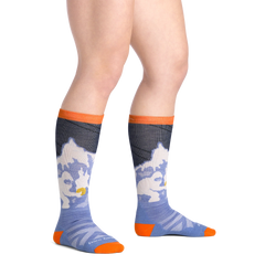 Kids Little Yeti Over-the-Calf Midweight Ski & Snowboard Socks