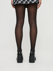 Gravin Sheer Stockings Black