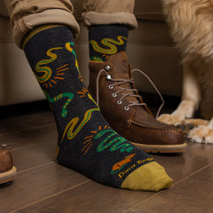 Men's Field Guide Crew Lightweight Lifestyle Socks