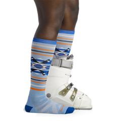 Women's Snowscape Over-the-Calf  Lightweight Ski & Snowboard Sock-Last Chance