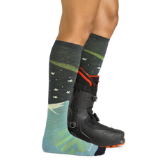 Women's Aurora Over-the-Calf Lightweight Ski & Snowboard Socks