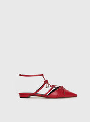 Ballet Club Flats Red