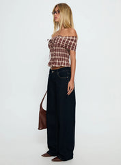 Tidal Wave High Rise Straight Leg Jeans Raw Denim