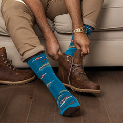 Men's Float Boat Crew Lightweight Lifestyle Socks
